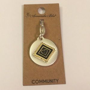 Amanda Blue Heart Felt Emotions Community charm